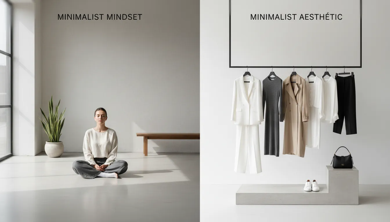 minimalist mindset vs aesthetic