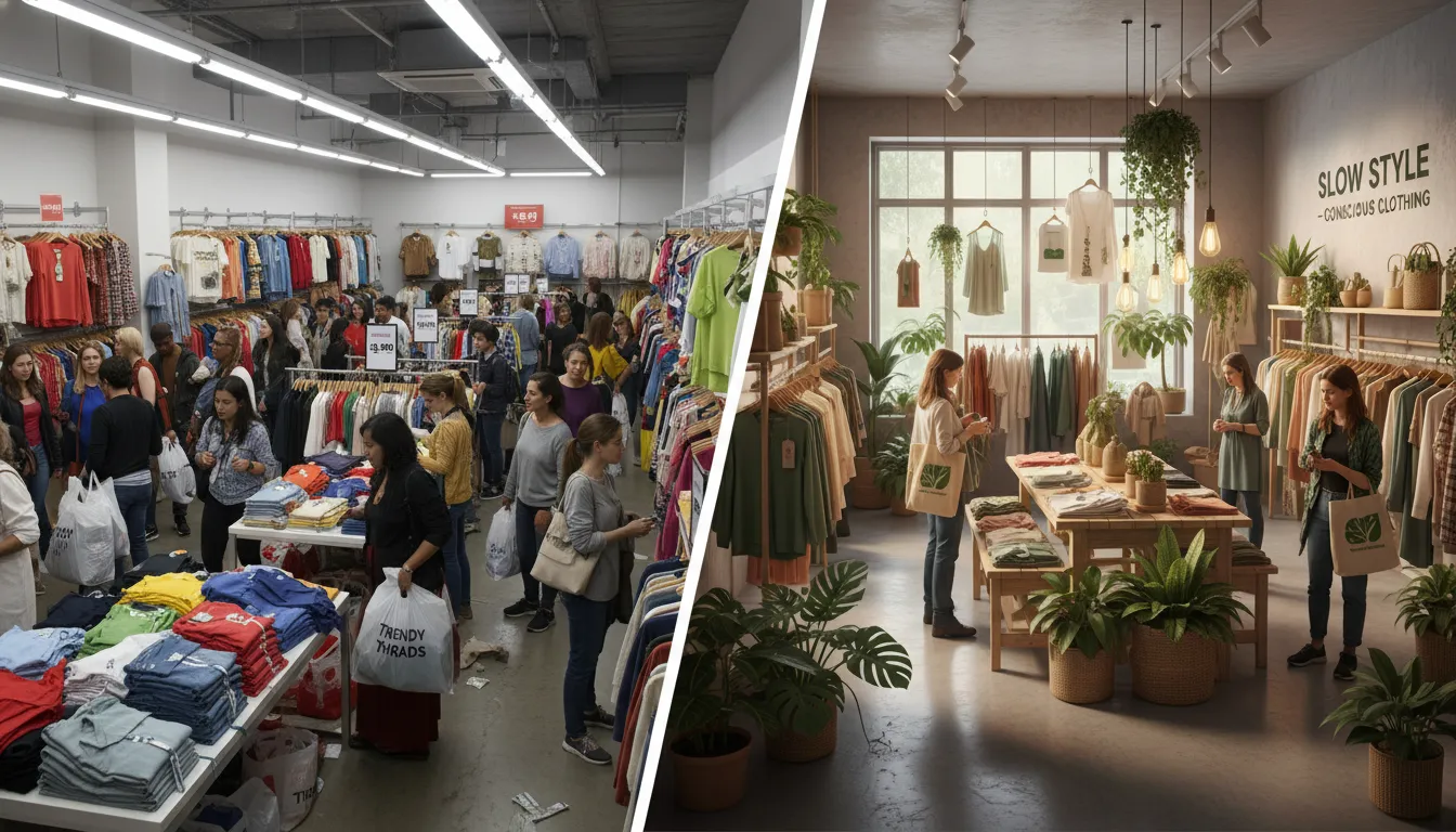 fast fashion vs sustainable